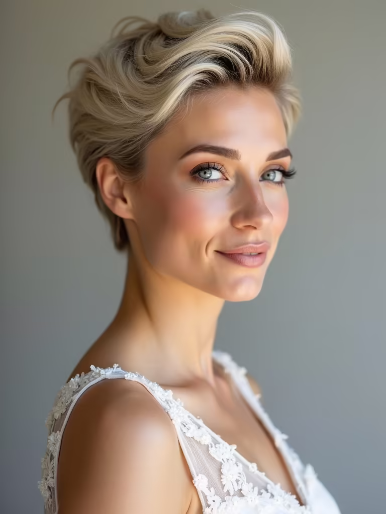 short bridal hairstyles ideas