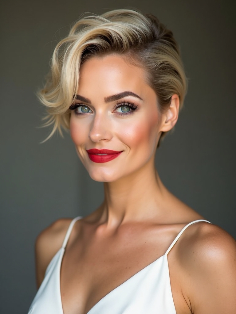 short hair timeless elegance