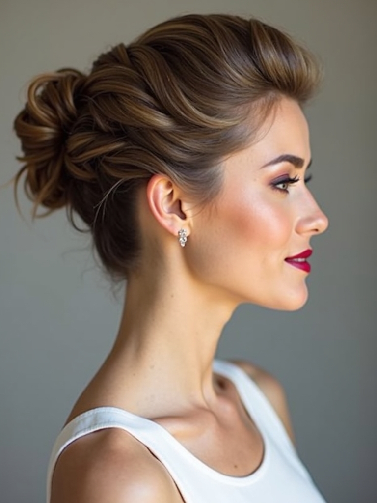 short hair updo tips