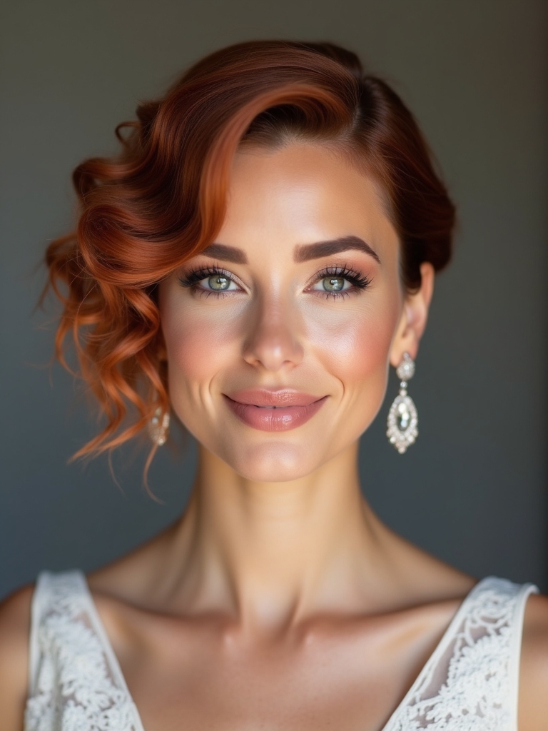 short hair wedding styles