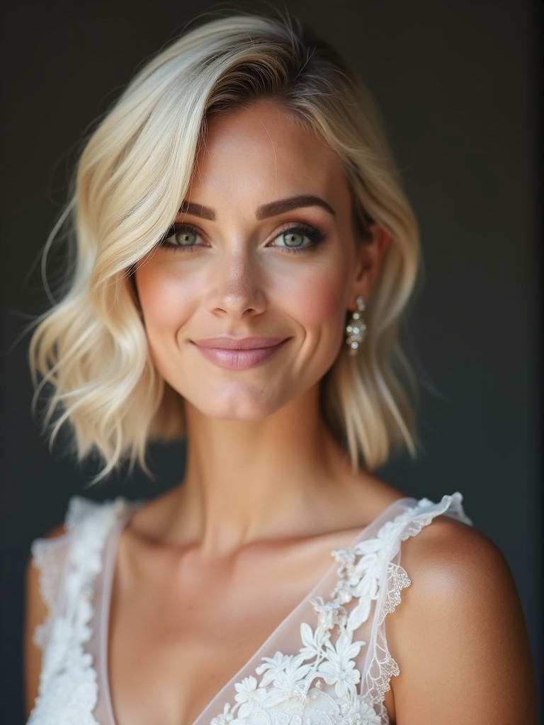 short hair wedding styles