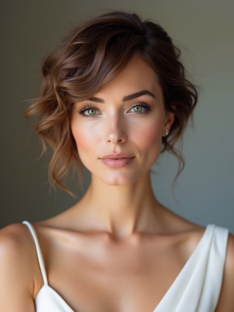 short hair wedding styles