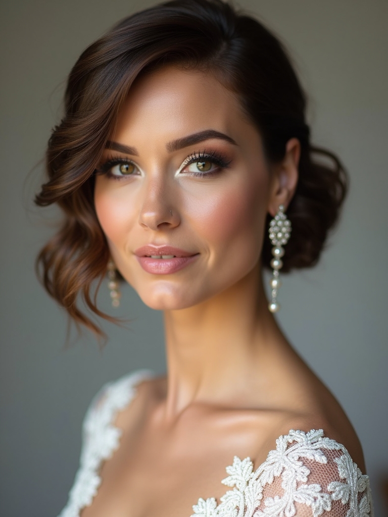 short hair wedding styles