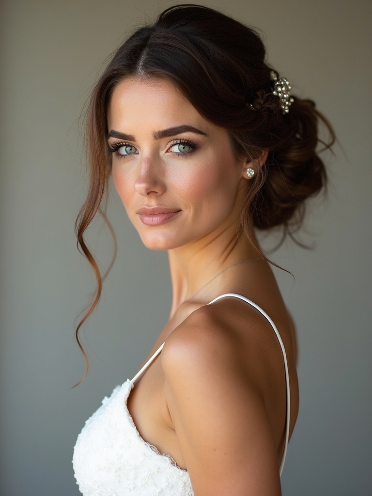 shoulder showcasing elegant braids
