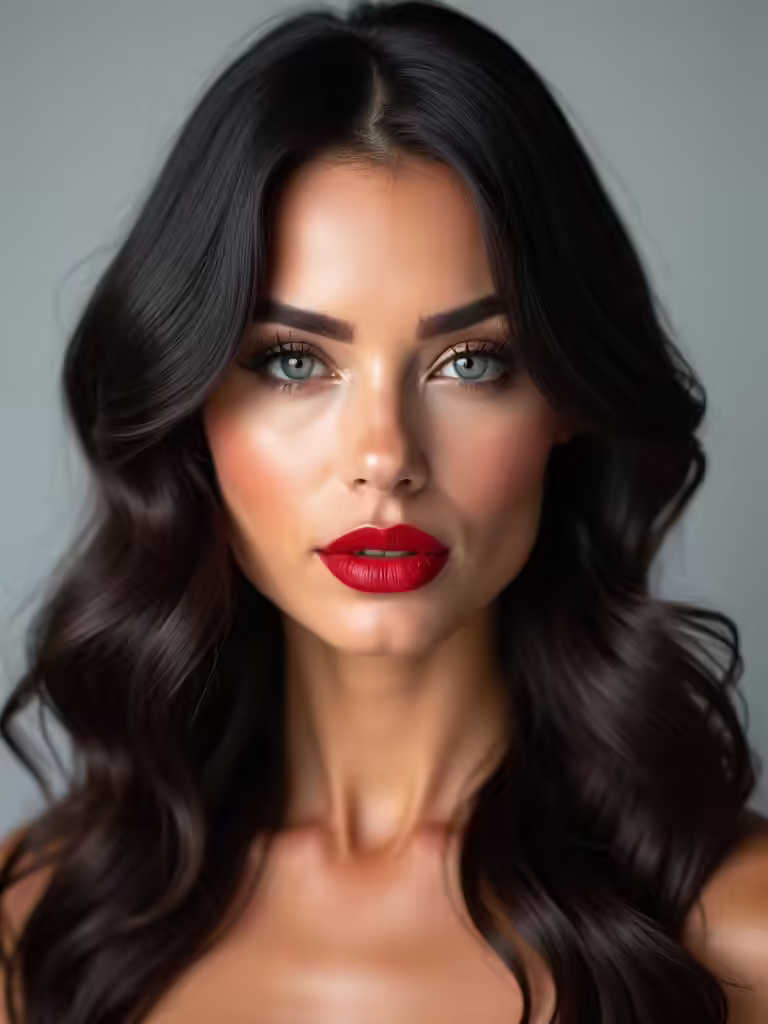 sleek blowouts for engagements
