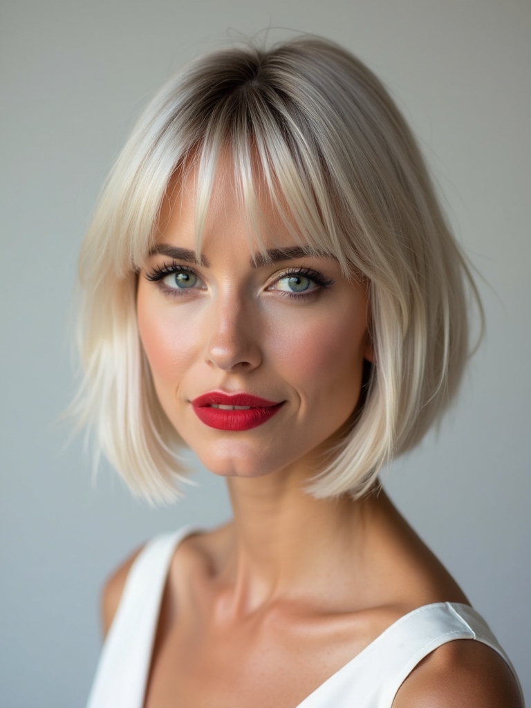 sleek chic timeless bob