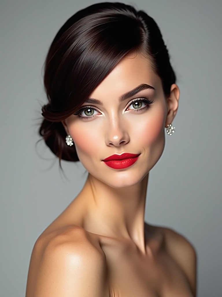 sleek chignon hidden romance