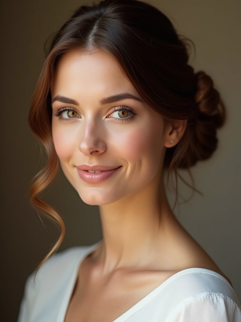 sleek chignons for weddings