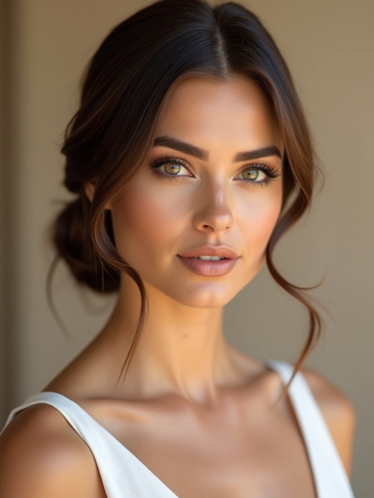 sleek low bun tutorial