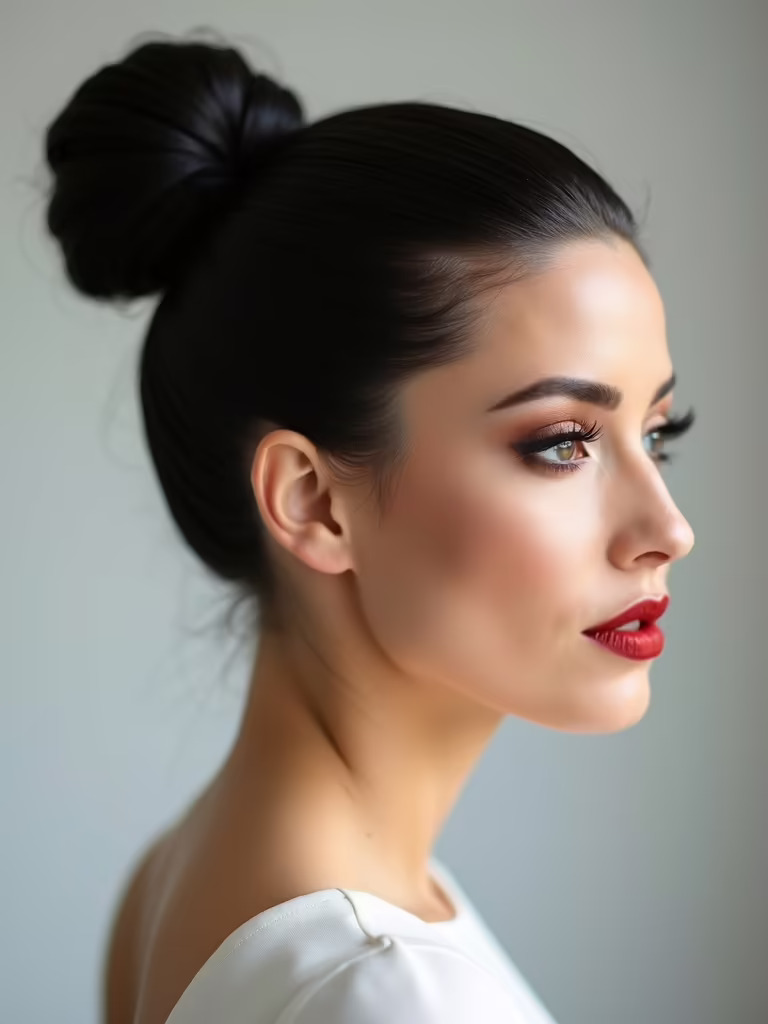 sleek modern bridal elegance