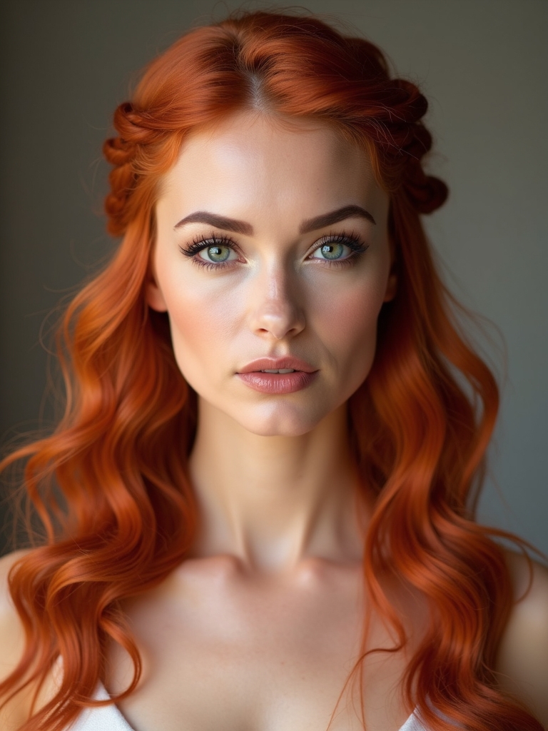 sleek polished red carpet hairstyles