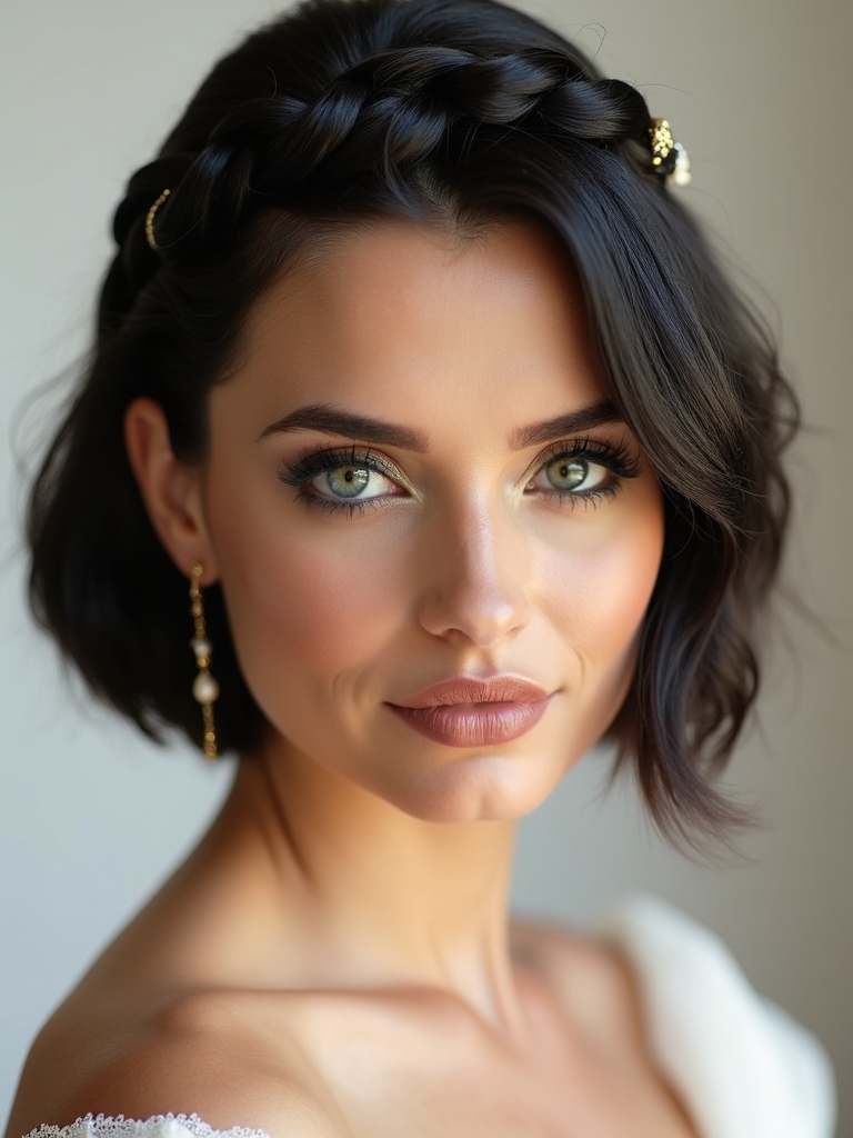 sleek polished wedding hairstyles