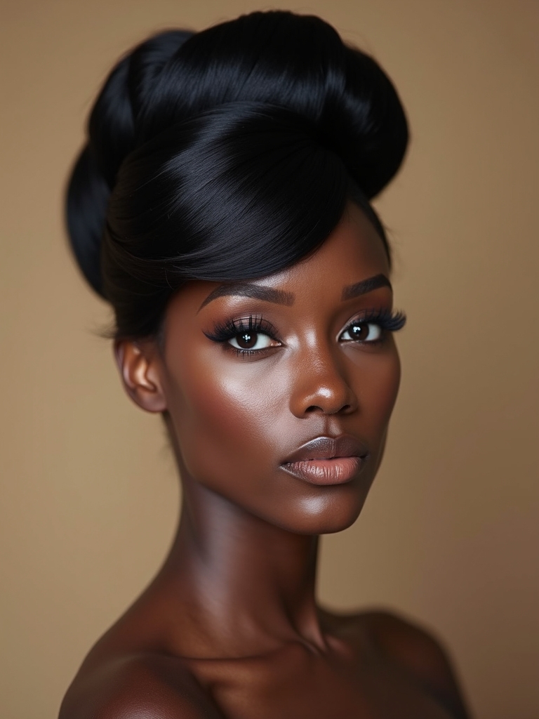 sleek polished wedding hairstyles