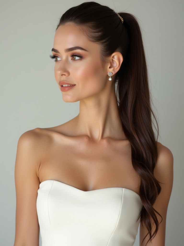 sleek ponytails enhance confidence