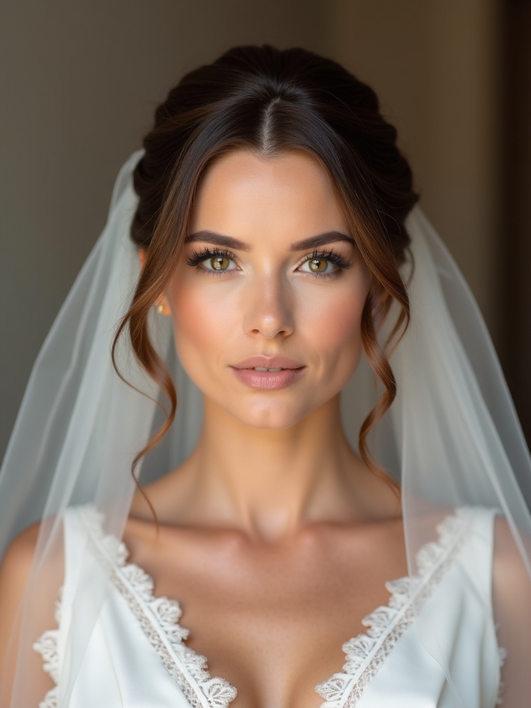 sleek twists minimal veil