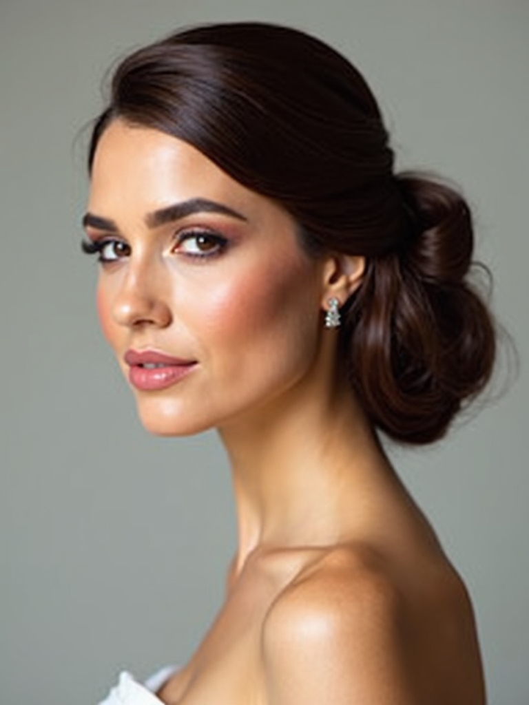slicked back elegance for weddings