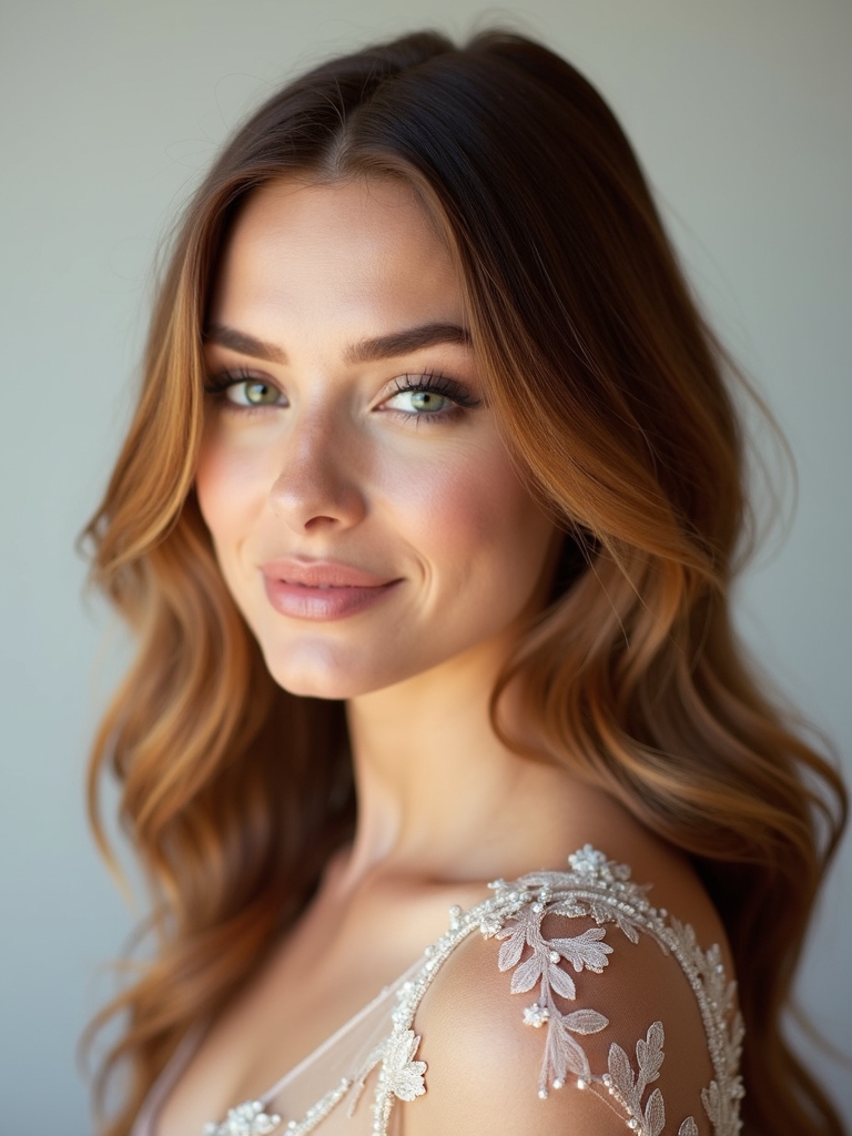 soft balanced half up hairstyles