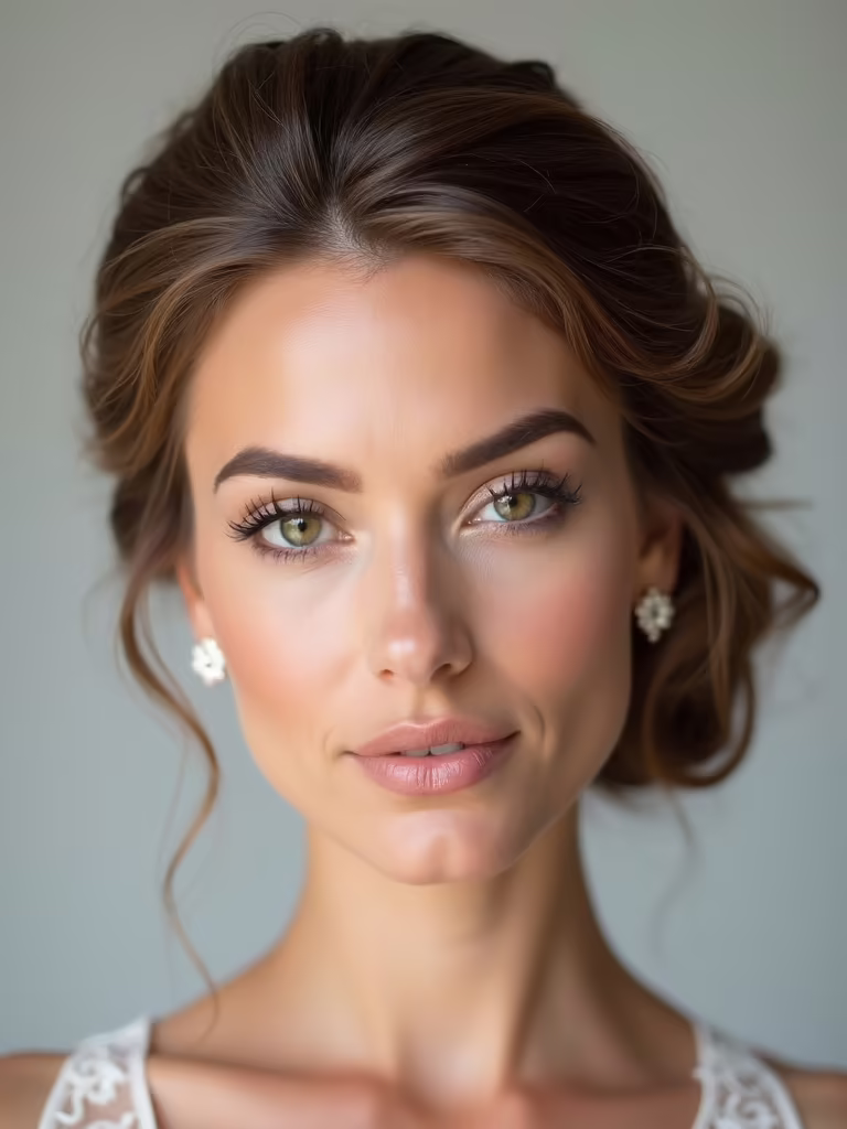 soft chignon twist elegance