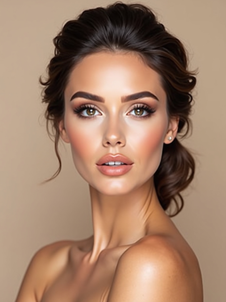 soft elegant neutral eyes
