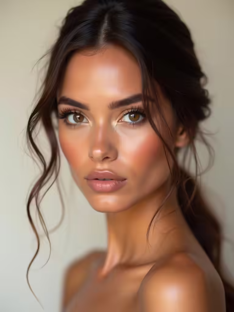 soft rosy autumn glow