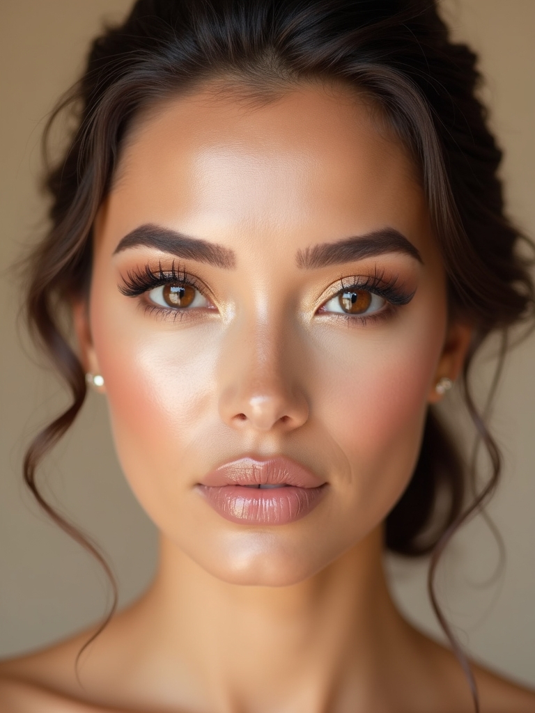 soft shimmering bridal eyes