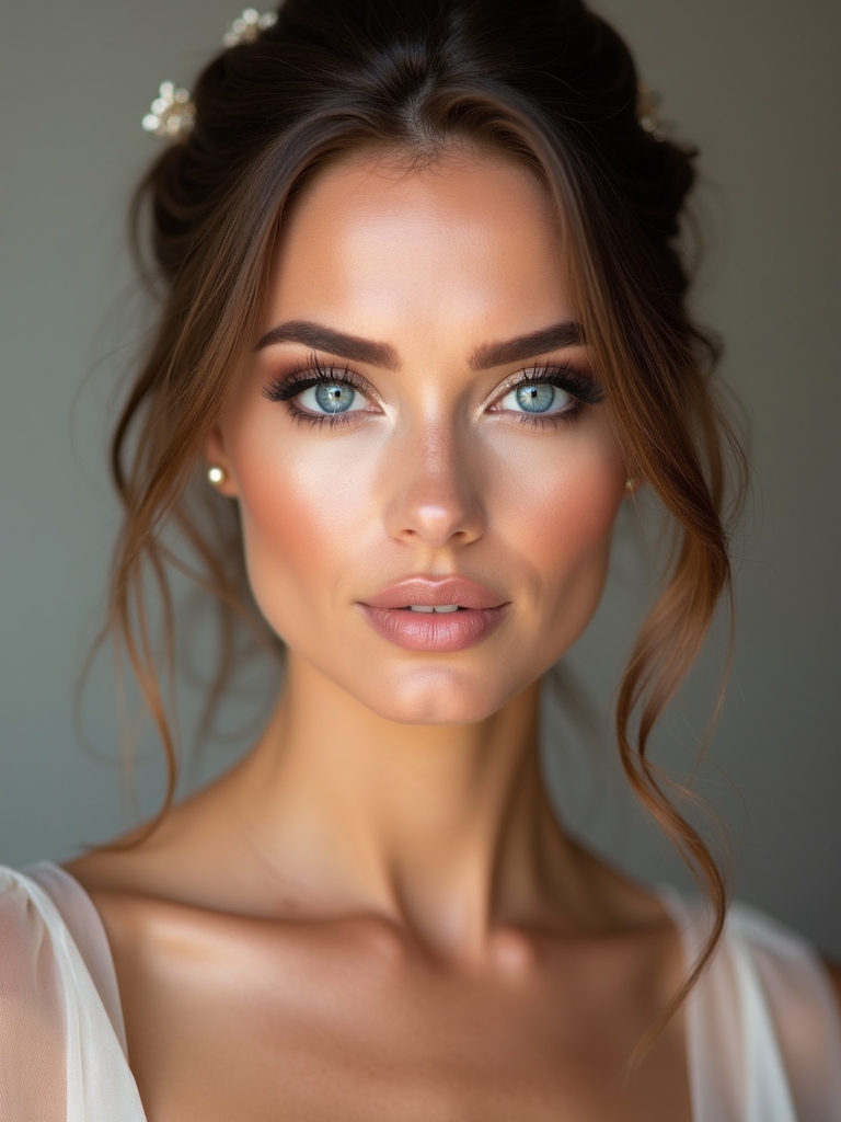 stunning blue eye makeup