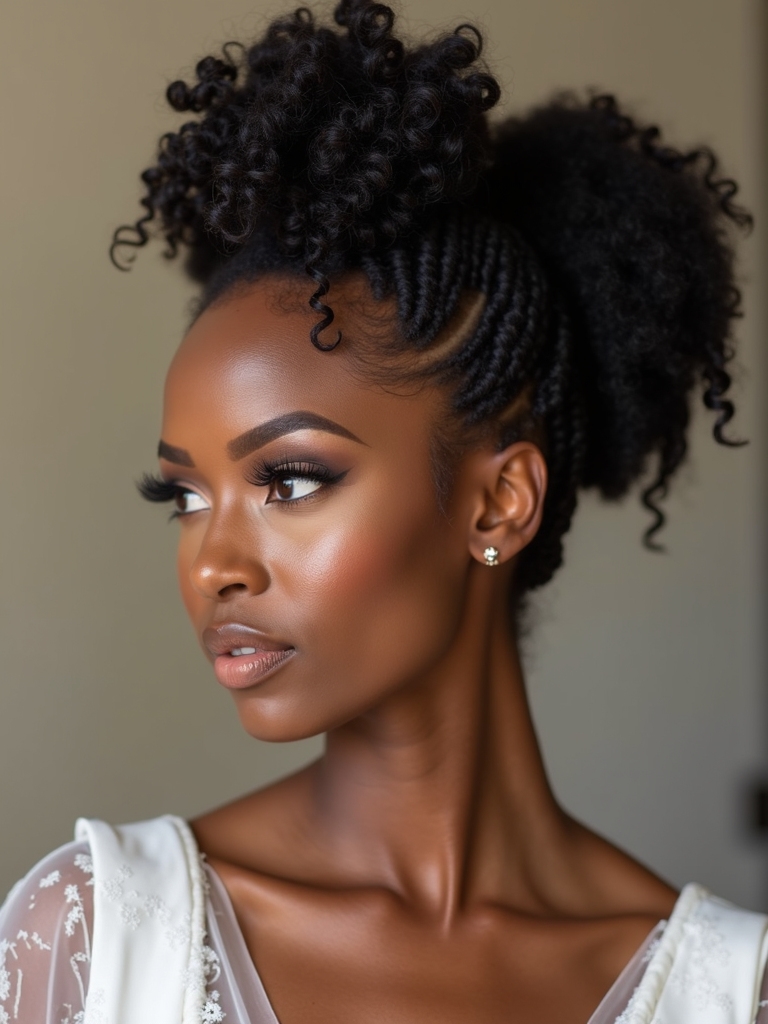 stunning bridal natural hairstyles