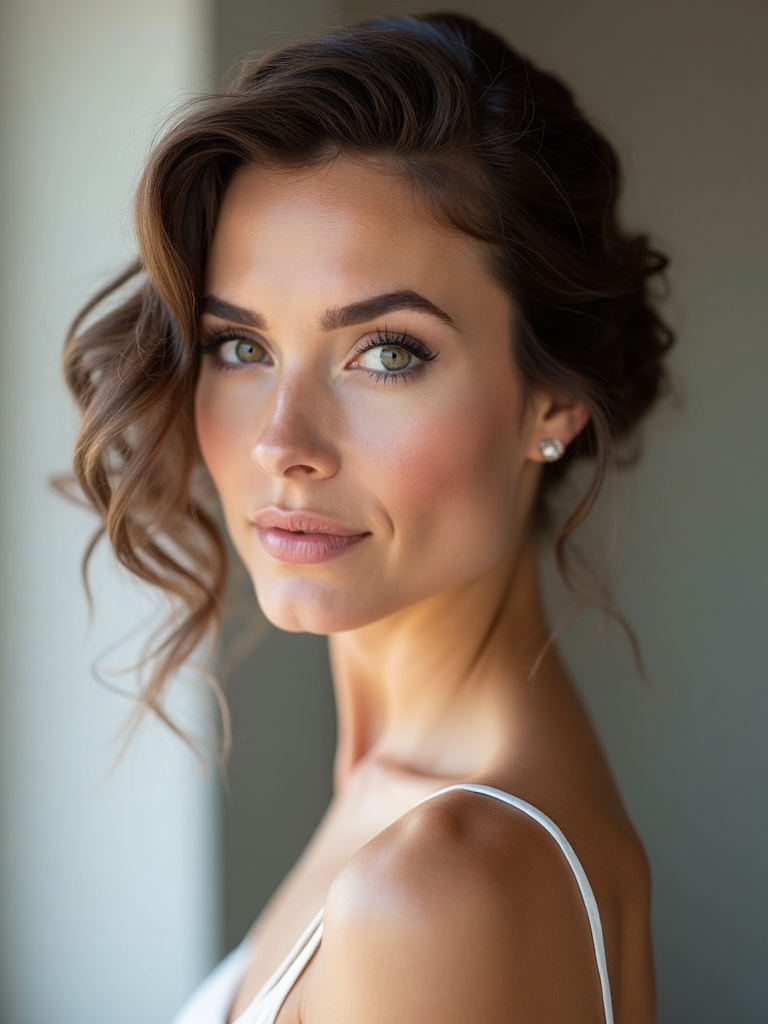 stylish short wedding hairstyles