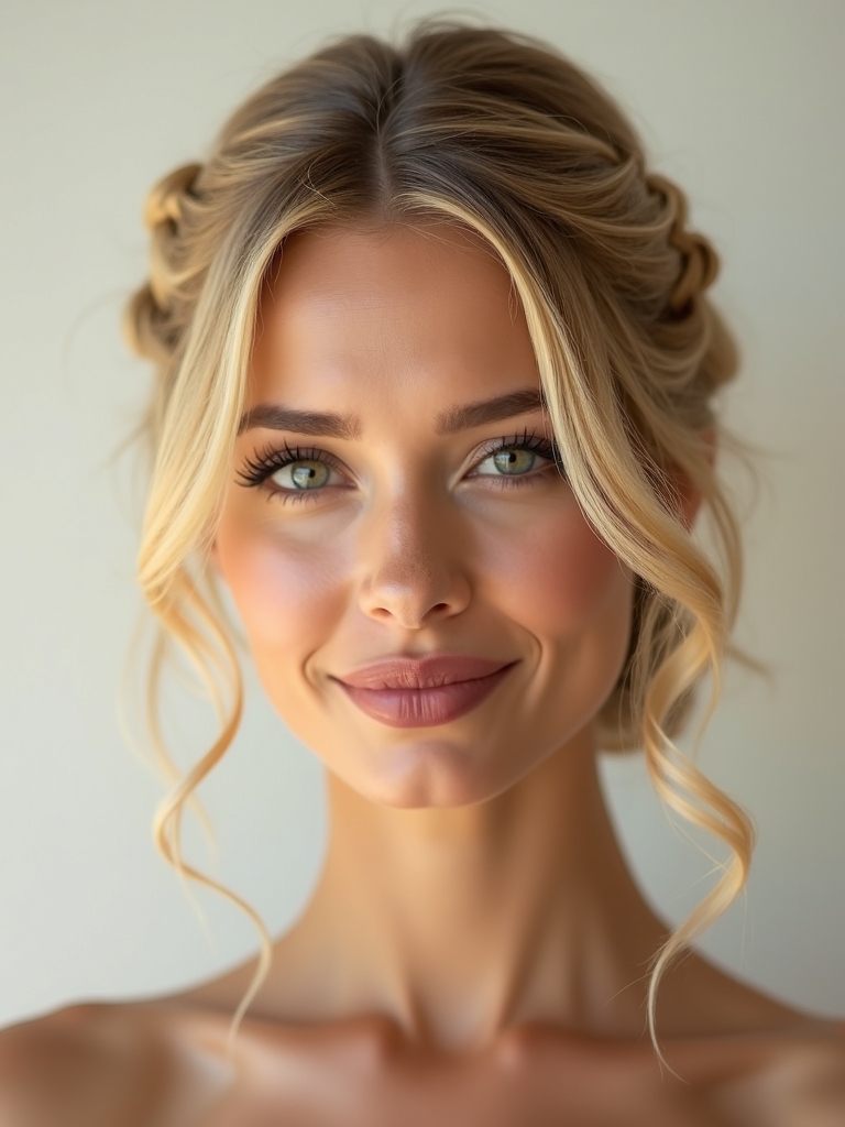 subtle braided hair accent