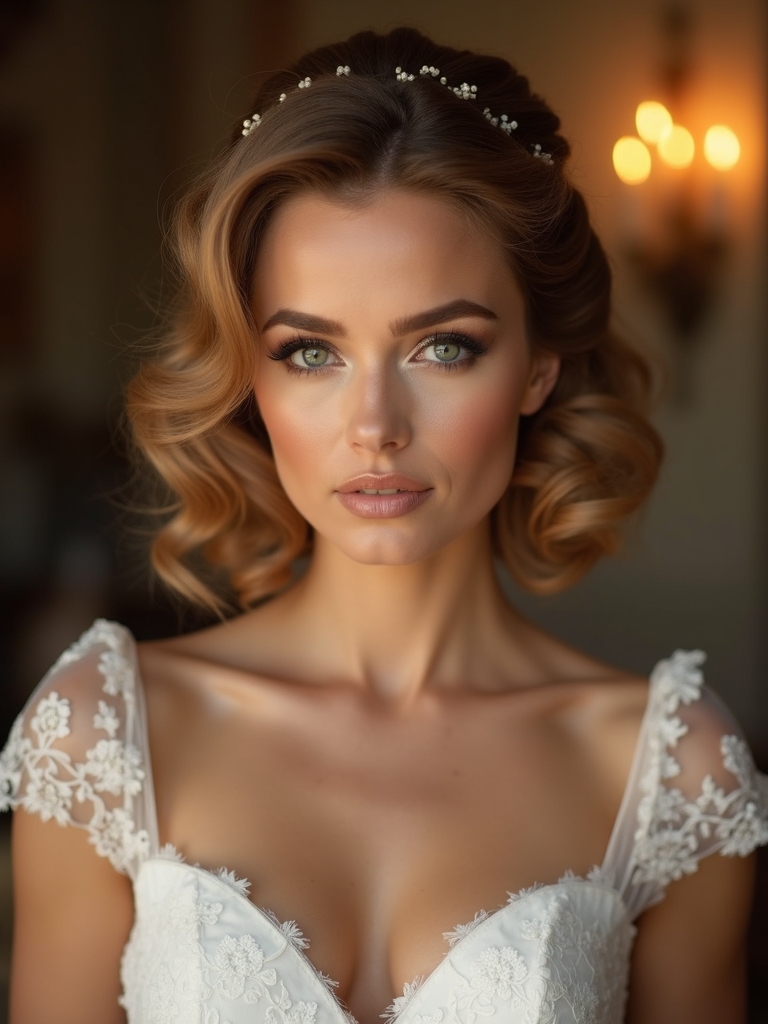 subtle braids elegant low bun
