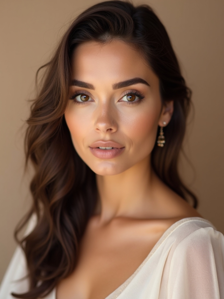 subtle elegance for brown eyes