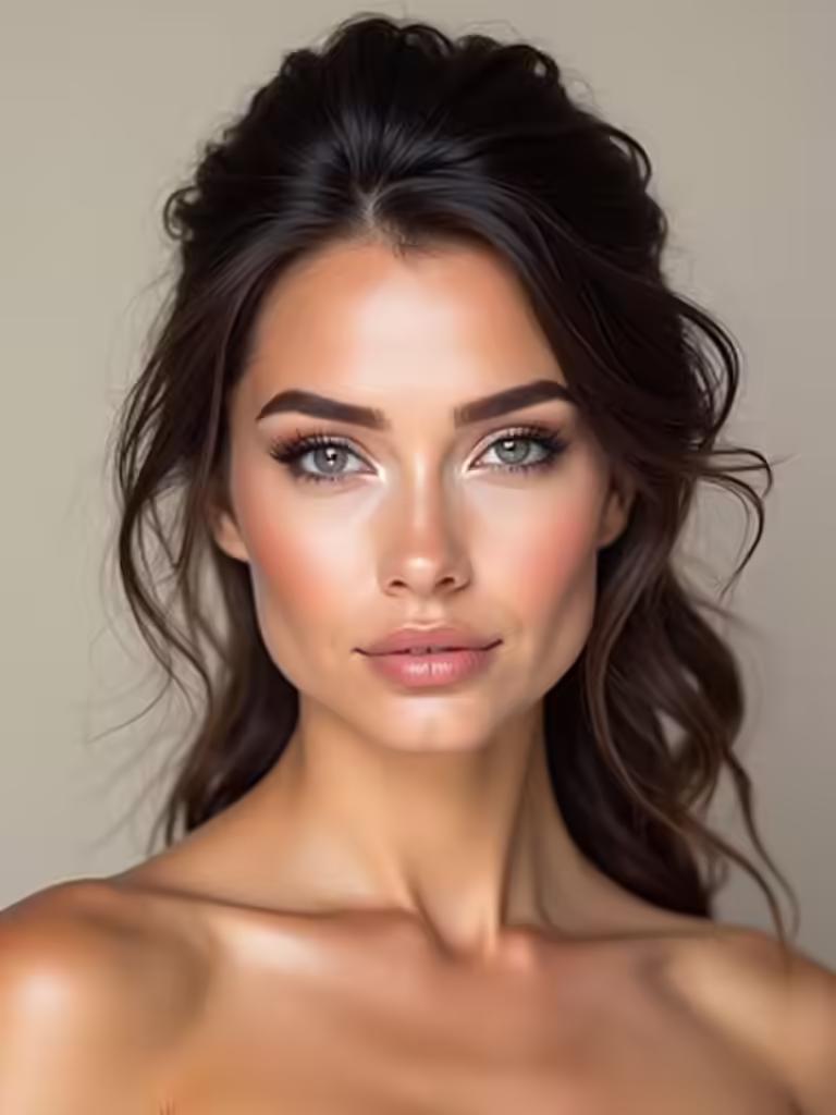 subtle glow for brunettes