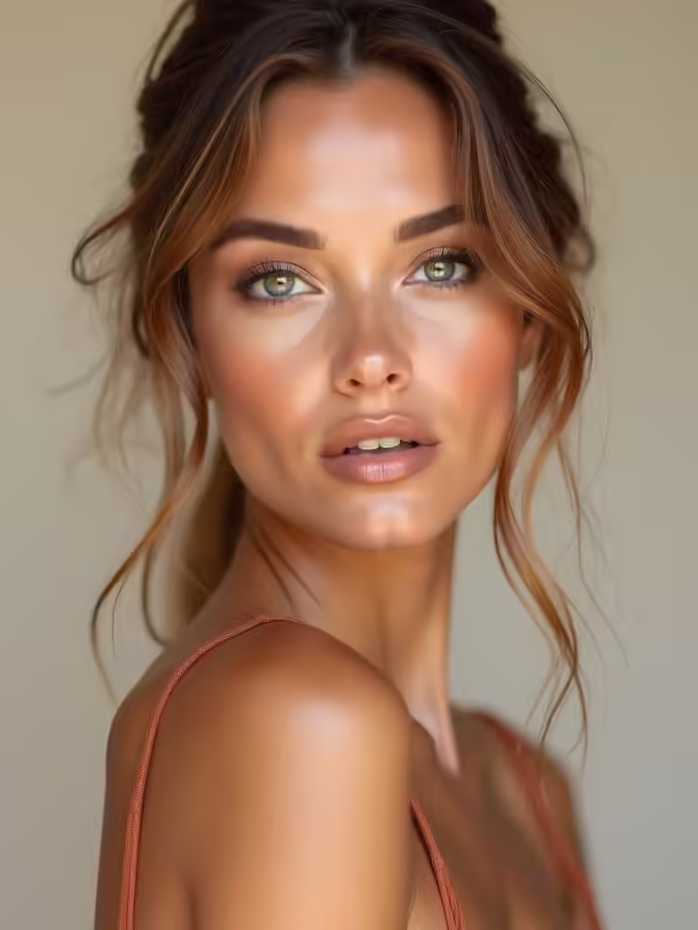 sun kissed bronze bridesmaid makeup