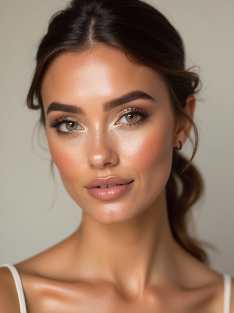 sunset inspired copper and bronze