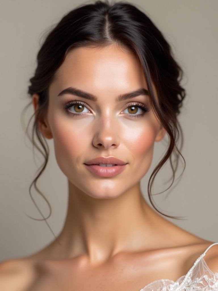 taupe shadows enhance brown eyes