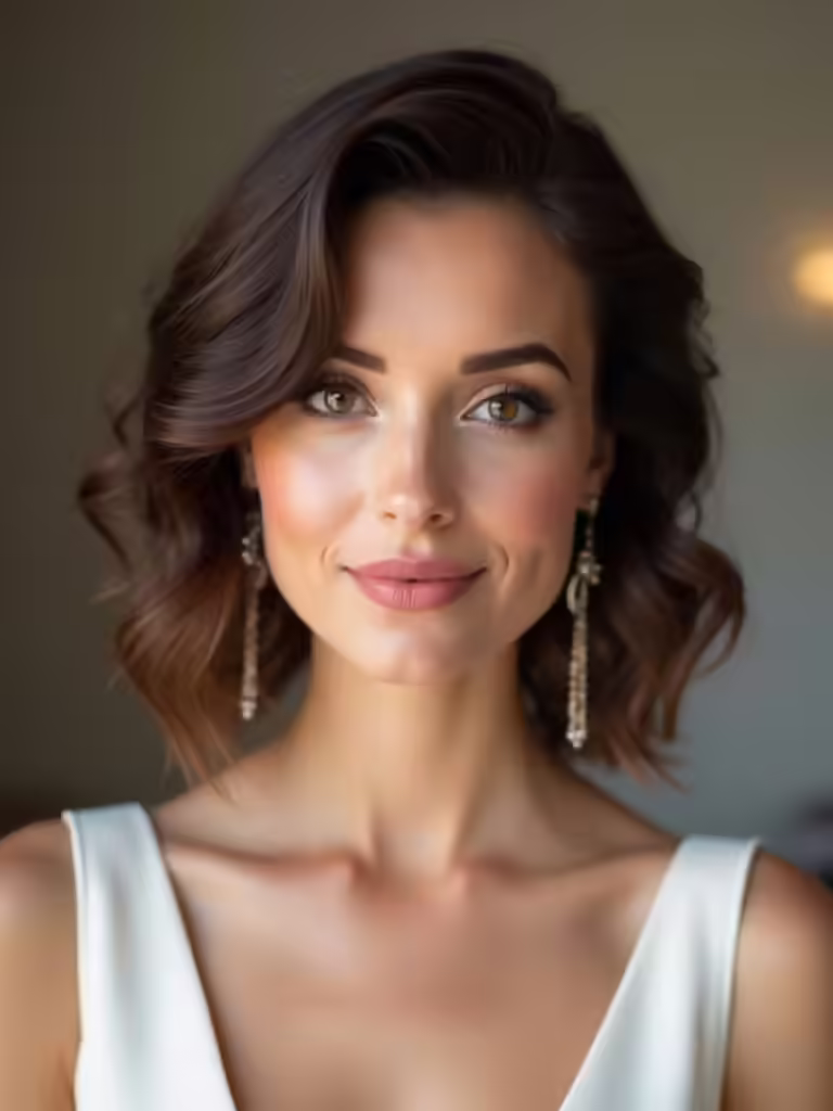 textured hairstyles for bridesmaids