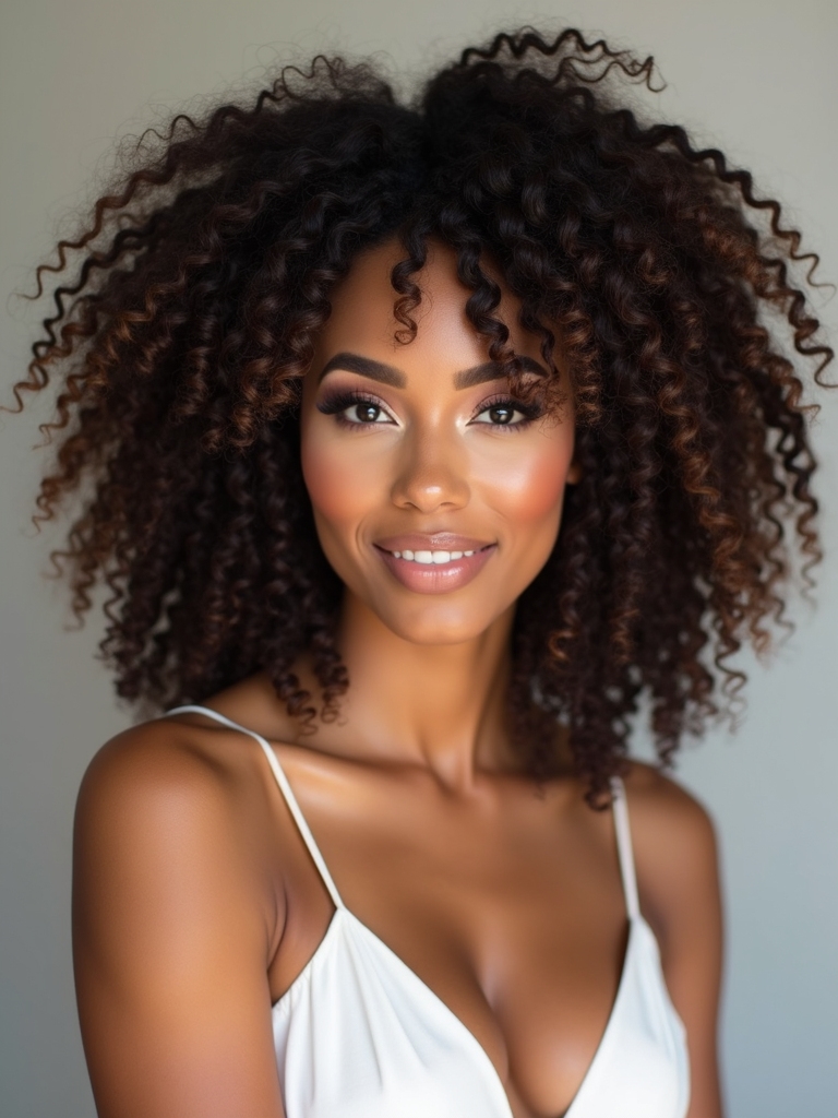 tight ringlets for ceremonies