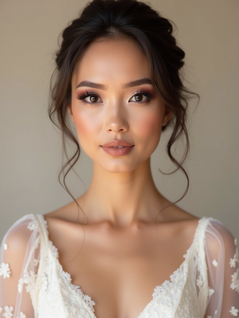 timeless bridal smoky eyes