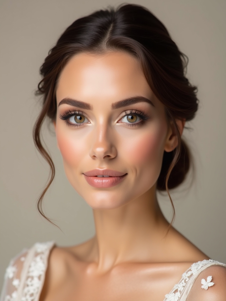 timeless classic bridal beauty