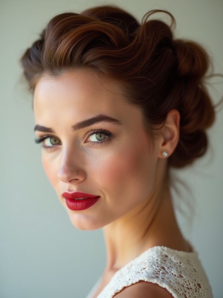 timeless classic updo elegance