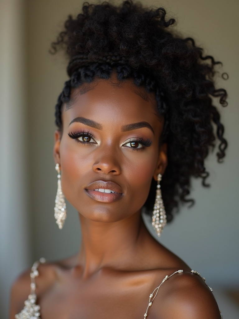 timeless crown braid elegance