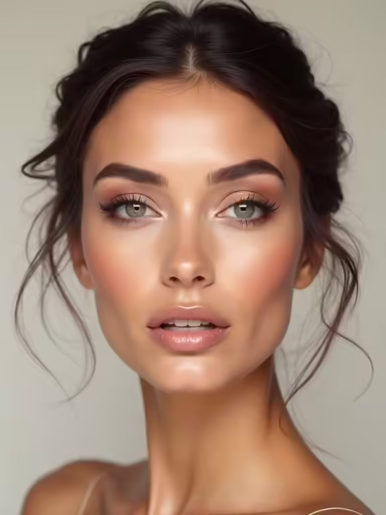 timeless effortless bridal beauty