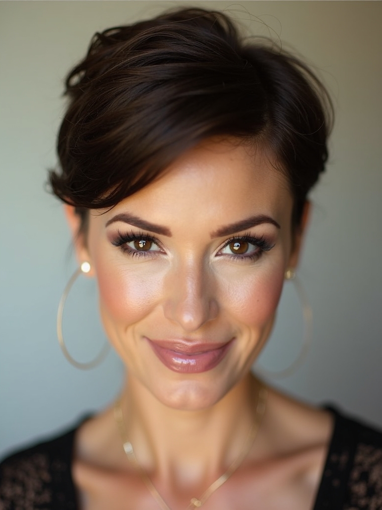 timeless elegance with short hair