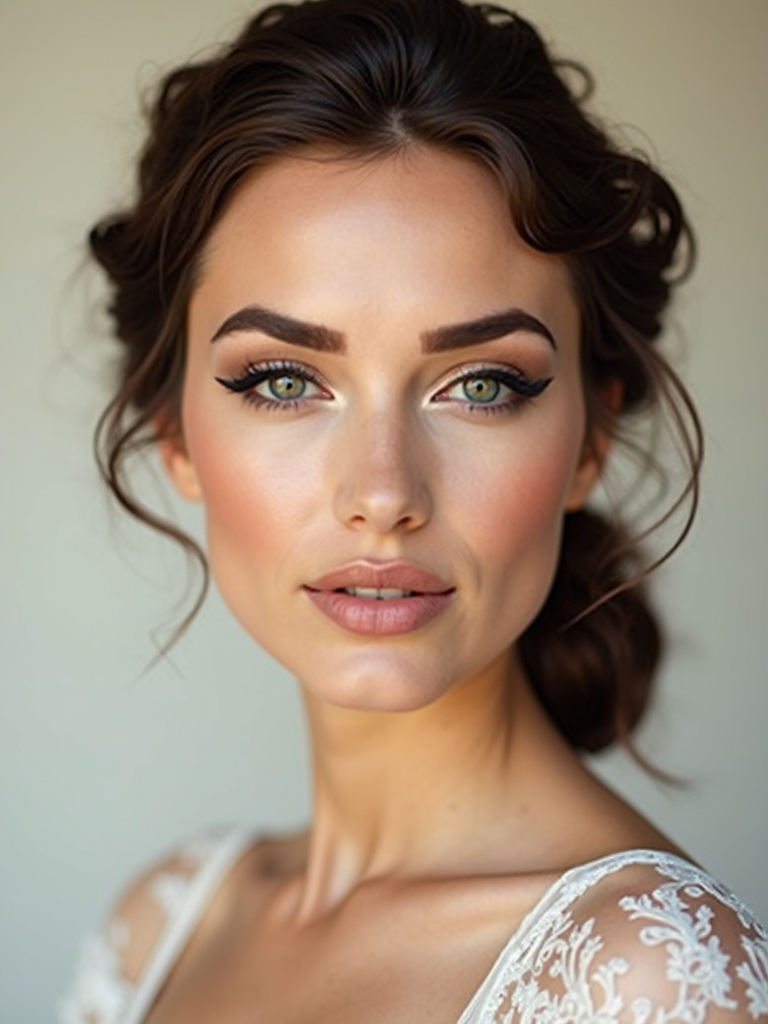 timeless elegant bridal makeup