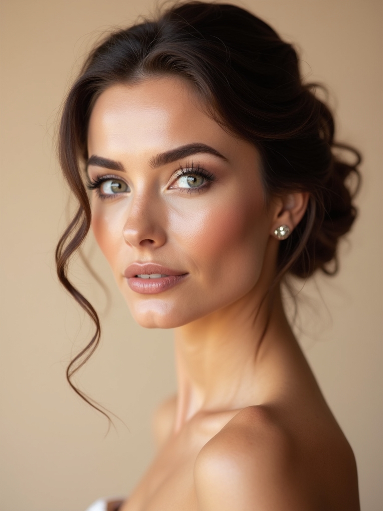 timeless elegant bridal makeup