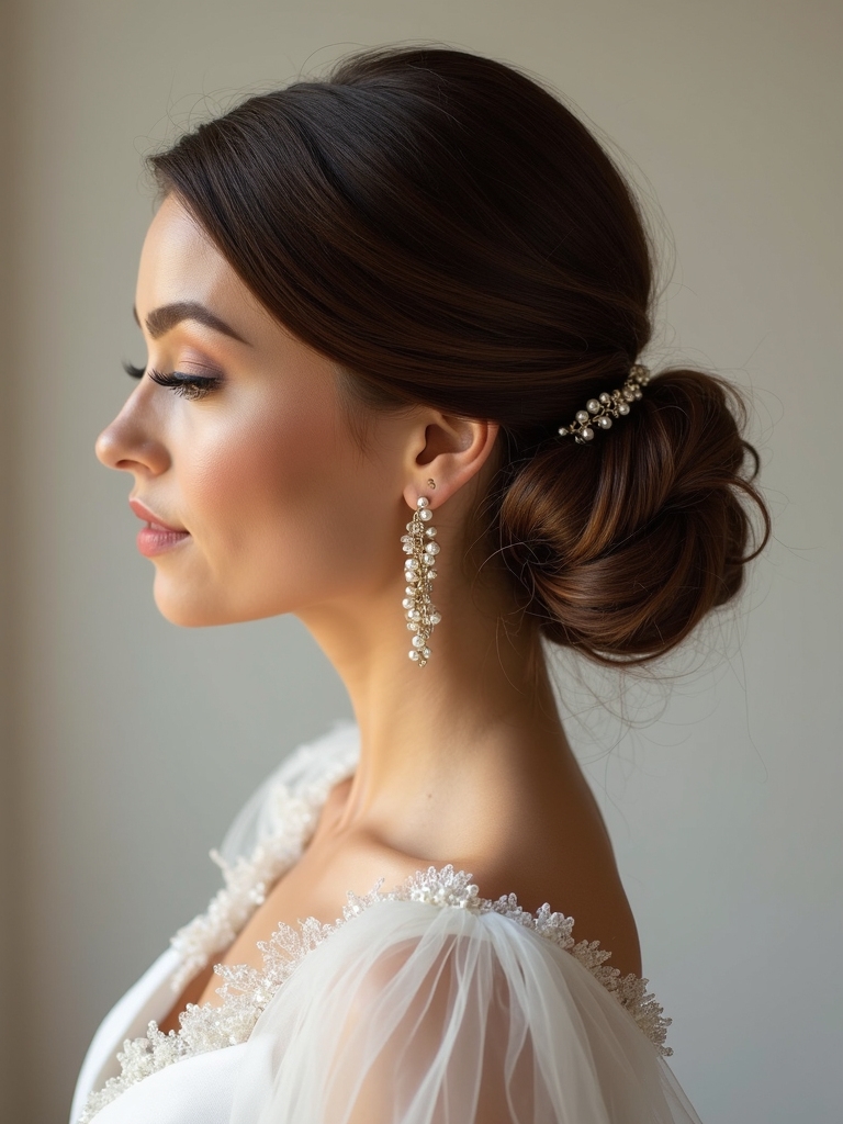 timeless elegant bridal updos