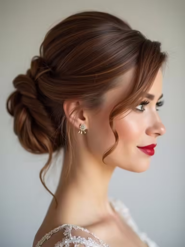 timeless elegant bridal updos