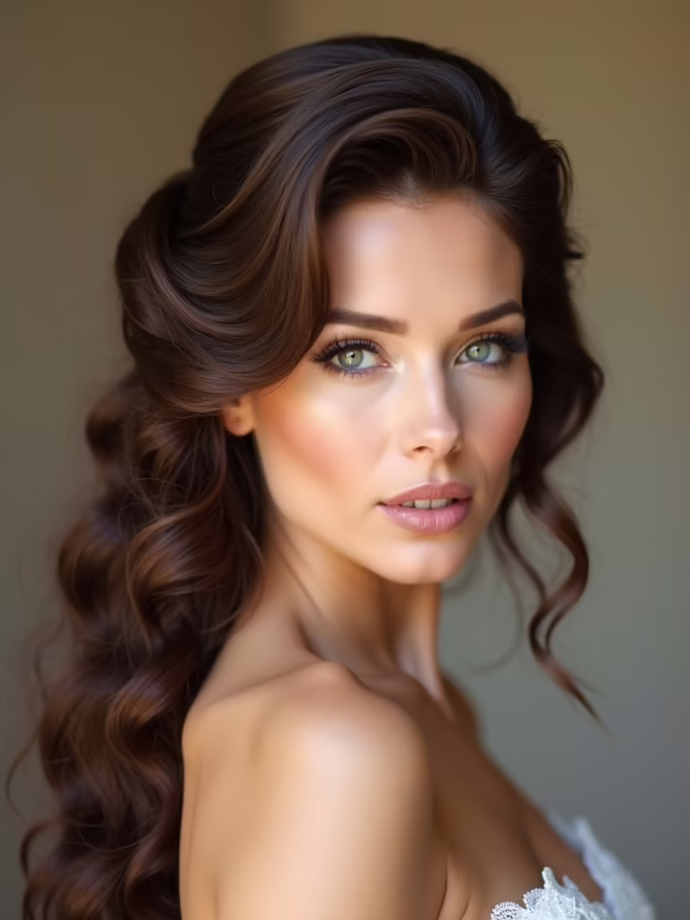 timeless glam updo styles