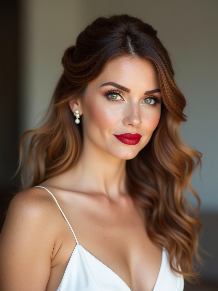 timeless half up twist hairstyle