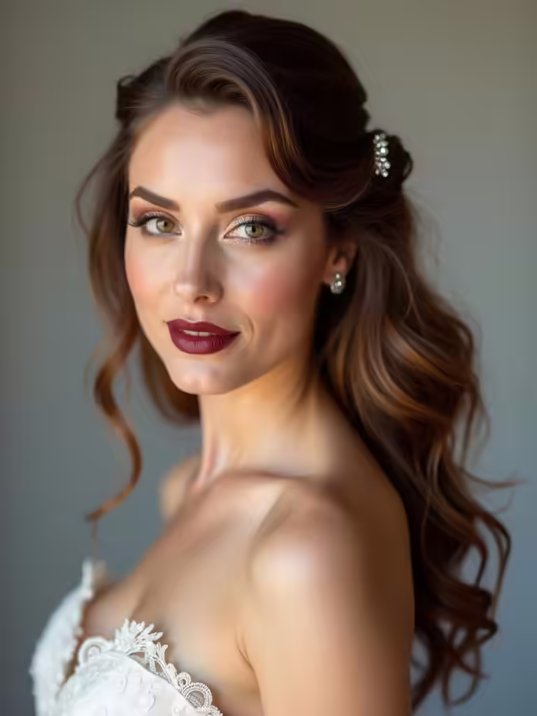 timeless hollywood glam waves